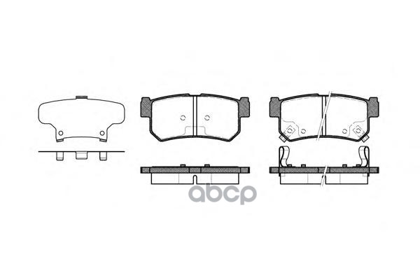 Колодки торм задн. Rexton 2.7 Xdi 2.9 i 3.2i  2.9 TD 3.2 i V6 Road house арт. 274662