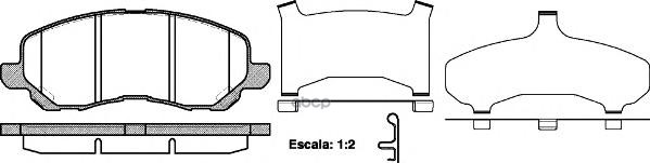 Колодки торм. диск. CALIBER 1.8i DOHC  2.0 COMPASS (09/06-) Road house арт. 280431