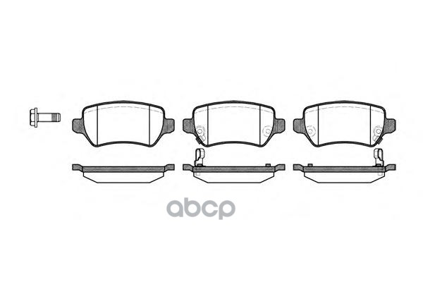 Колодки торм. дисковые задн. Road house арт. 295702