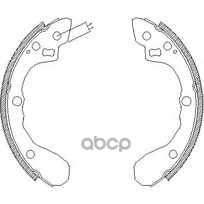 Колодки торм. бараб. Kia Shuma  (97-01) Road house арт. 406000