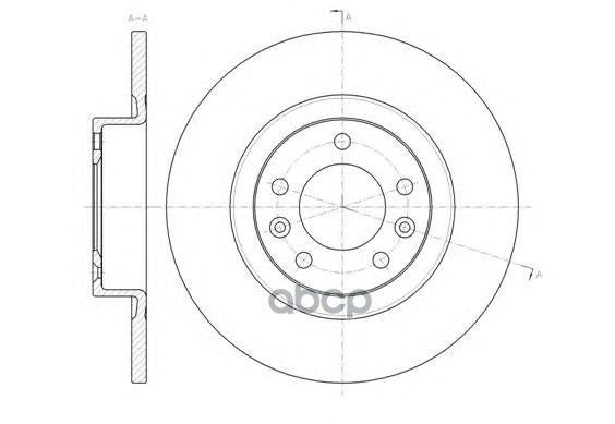 Диск Торм. Peugeot 508 Sw Road house арт. 6147300