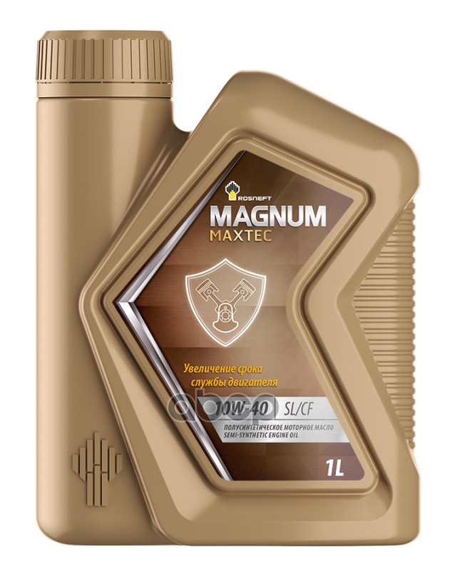Rosneft Масло моторное Rosneft Magnum Maxtec 10W-40 полусинтетическое 1 л 40814732