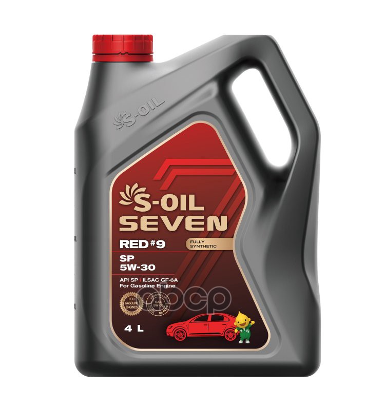 S-Oil Масло моторное синтетическое 7 RED #9 SP 5W-30, 4л  E108296