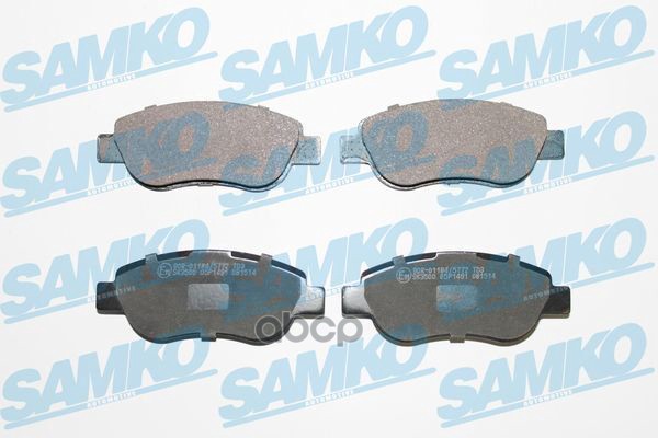 Колодки тормозные дисковые SAMKO арт. 5SP1491