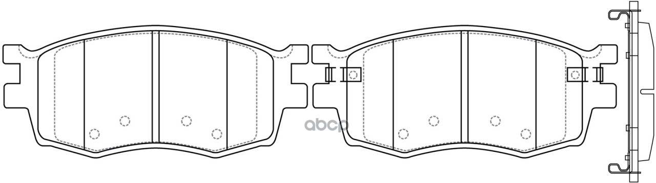 Колодки тормозные передние (HYUNDAI ACCENT III (MC), I20 (PB), KIA RIO II) BP10435 SB Nagamochi арт. BP10435