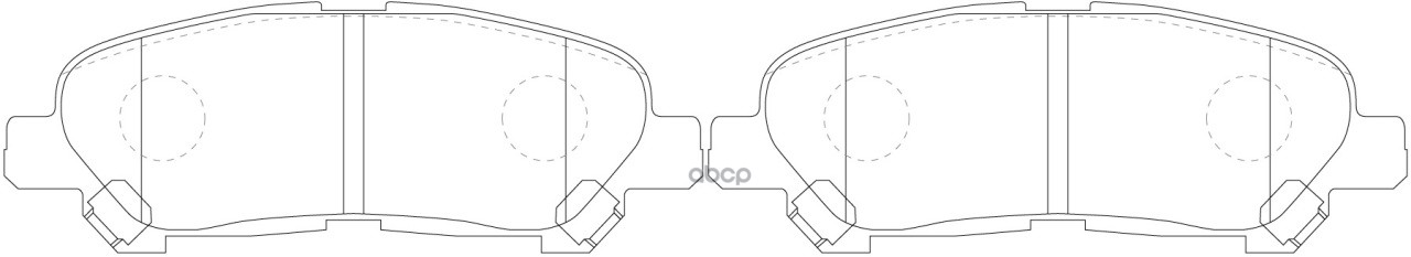 Колодки тормозные дисковые задние SB Nagamochi арт. BP21848