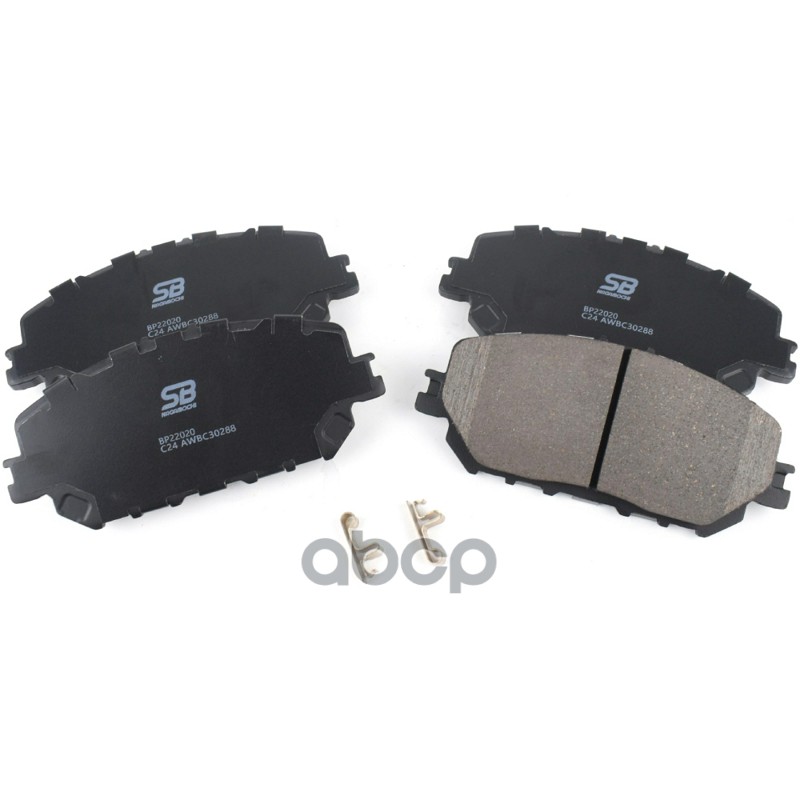 Колодки тормозные дисковые к-т Nissan_Rogue T33US/T33U (2020-...)/Nissan (Dfac)_Qashqai J12Z (2023-. SB Nagamochi арт. bp22020