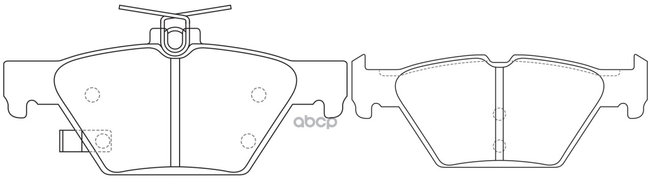 Колодки тормозные дисковые задние SB Nagamochi арт. BP27001