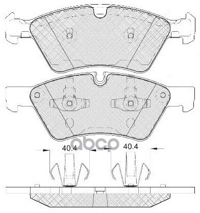 Колодки тормозные передние (MB W164 (ML)/X164 (GL)/W211/W251 04) BP31500W SB Nagamochi арт. BP31500W