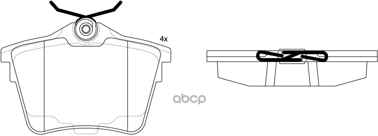 Колодки тормозные дисковые задние SB Nagamochi арт. BP42468