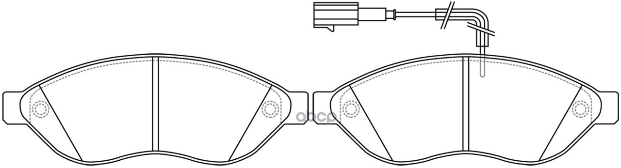 Колодки тормозные передние (FIAT DUCATO, CITROEN JUMPER, PEUGEOT BOXER (250)) BP42474W SB Nagamochi арт. BP42474W