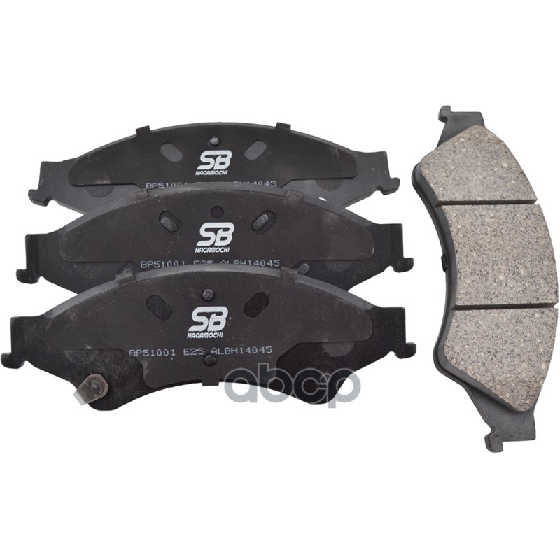 Колодки дисковые FORD Ranger 2.2 3.2 11-/ MAZDA BT-50 2.2 2.5 3.2 11- BP51001 SB Nagamochi арт. BP51001