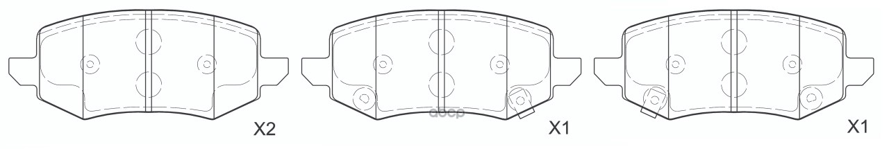 Колодки тормозные дисковые задние SB Nagamochi арт. BP80027