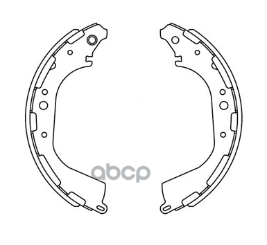 Колодки барабанные NISSAN NAVARA 2.5 2002 - по NISSAN PATHFINDER 3.5 2000 - 2004 NISSAN TERRANO 2.7 1997 - 2004 BS22189 SB Na...