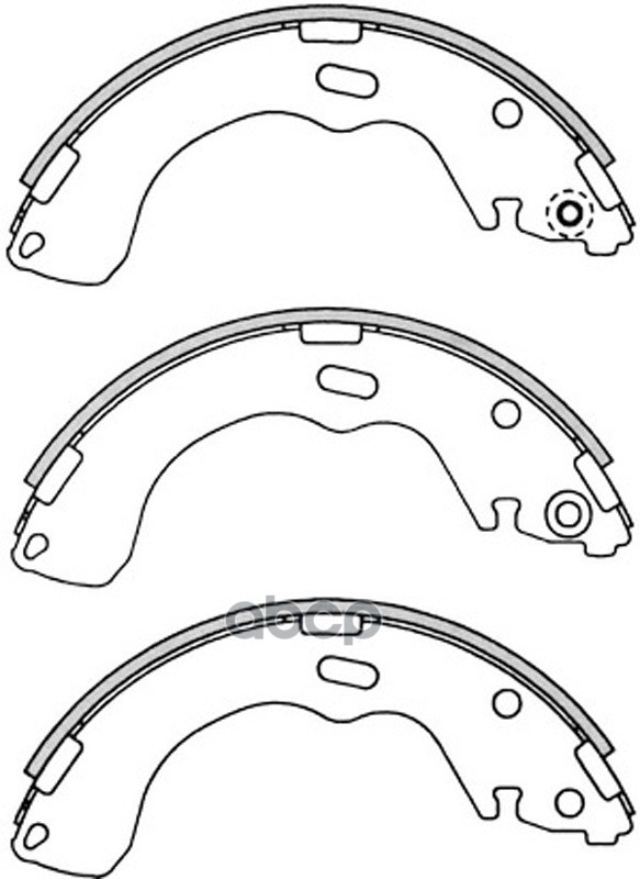 Колодки барабанные FORD MAVERICK 01-/MAZDA 626 97-02/PREMACY 99-/TRIBUTE 00- BS25382 SB Nagamochi арт. BS25382