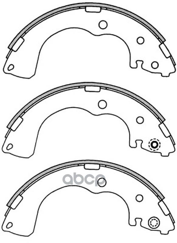 Колодки тормозные барабанные задние SB Nagamochi арт. BS25402