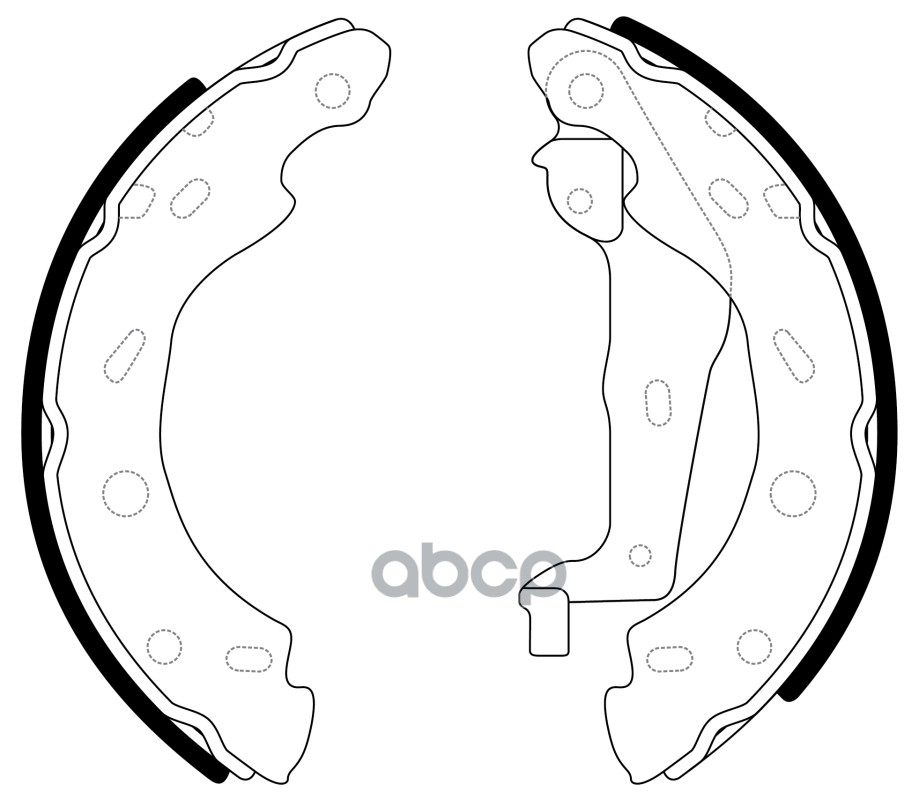 Колодки тормозные барабанные задние к-т SMART SB Nagamochi арт. bs31001