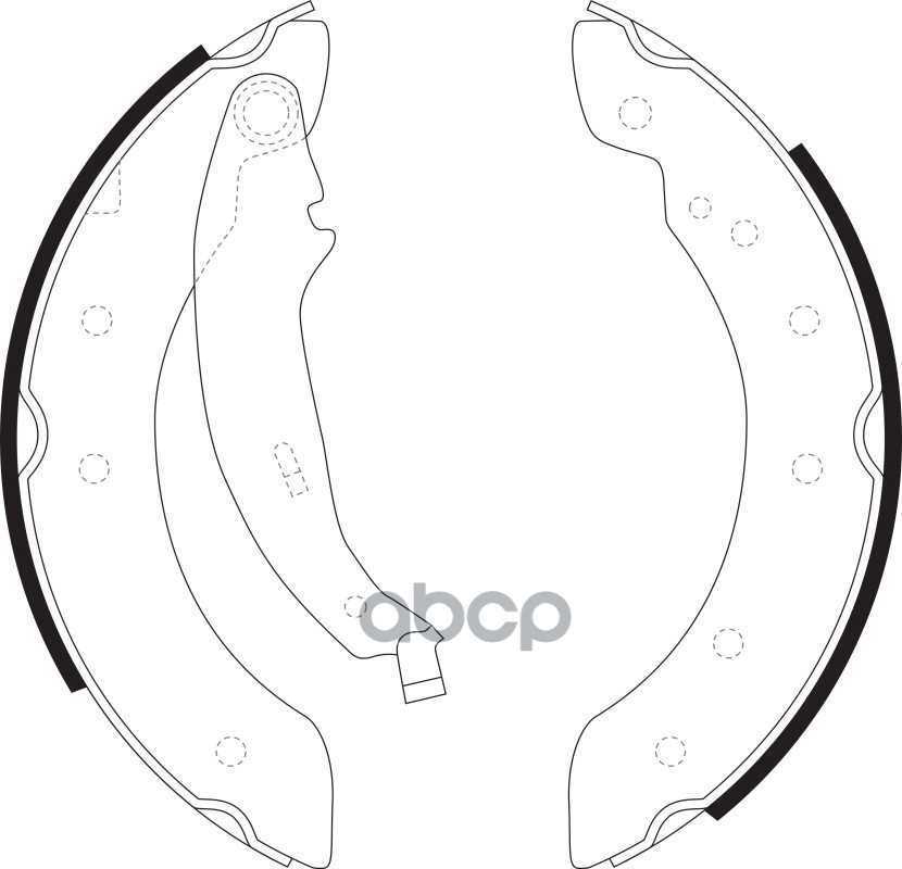 Колодки тормозные барабанные задние SB Nagamochi арт. BS41602