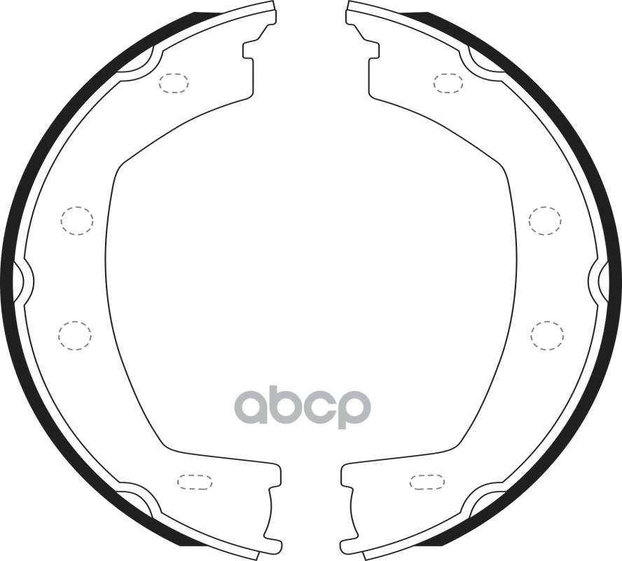 Колодки тормозные барабанные задние к-т LAND ROVER LR2 3.2 2006 - 2014 SB Nagamochi арт. bs47002