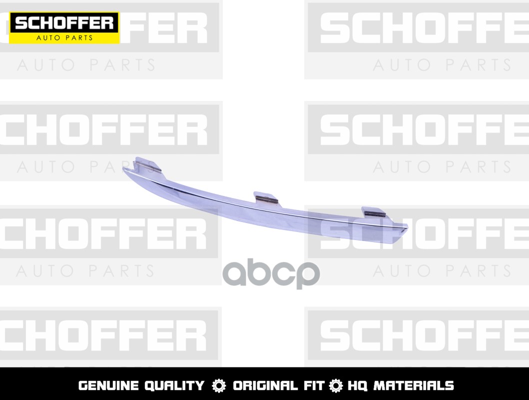 Молдинг Заднего Бампера Левый Хром Volkswagen Polo Sedan (V 2015-2020) Schoffer Shf01814 SCHOFFER арт. SHF01814