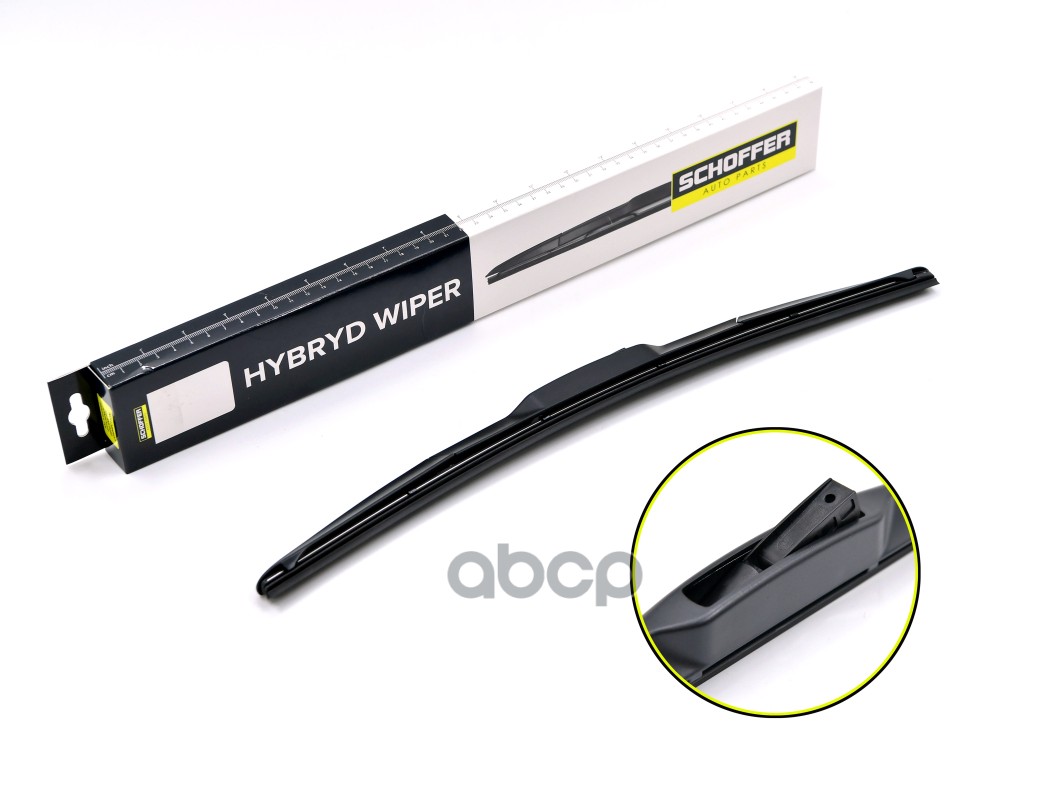 ЩЕТКА СТЕКЛООЧИСТИТЕЛЯ ГИБРИДНАЯ 475MM/19 HOOK SHF29056 SCHOFFER арт. SHF29056