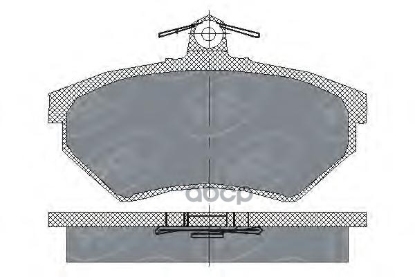 колод. торм.задн. AUDI А4 94-01/VW GOLF III/IV 91-02/PASSAT SCT арт. sp110