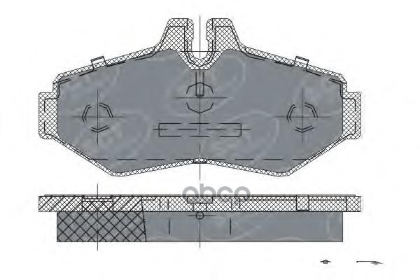 колод. торм.перед. MERCEDES SPRINTER/SPRINTER CLASSIC(RUSSIA SCT арт. sp233