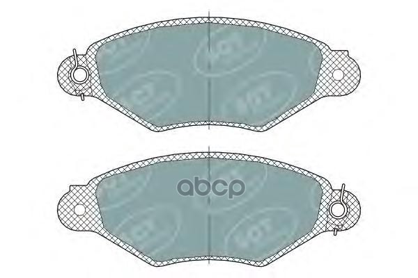 Колод. Торм.задн. Renault Kangoo 97-/01-/05- SCT арт. sp312