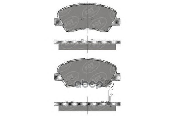 колод. торм.задн. HYUNDAI SOLARIS 10-/12-/KIA RIO III 11-/12- SCT арт. sp667