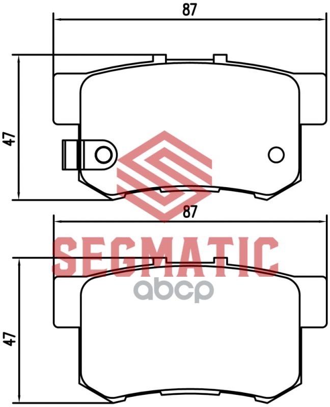 Колодка Торм Диск Зад Honda Civic 1.8 2005-2012, Suzuki Sx4 1.6 2009-, Suzuki Sx4 1.6 2007- Segmatic Sgbp2575 SEGMATIC арт. S...