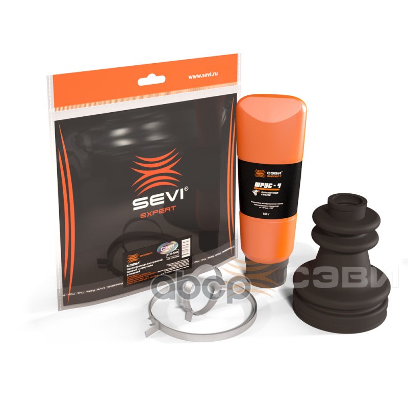 Чехол привода внутренний правый с хомутами и смазкой для а/м RENAULT: LOGAN(07-13), CLIO(98-) SEVI арт. 61235068