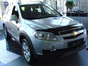 Дефлектор Капота Темный Chevrolet Captiva 2006-2011, Nld.schcap0612 / Шевроле Каптива SIM арт. NLD.SCHCAP0612
