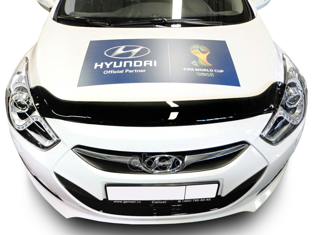 Дефлектор капота темный HYUNDAI i40 2011-, NLD.SHYI401112 / Хендай Ай40 SIM арт. NLD.SHYI401112