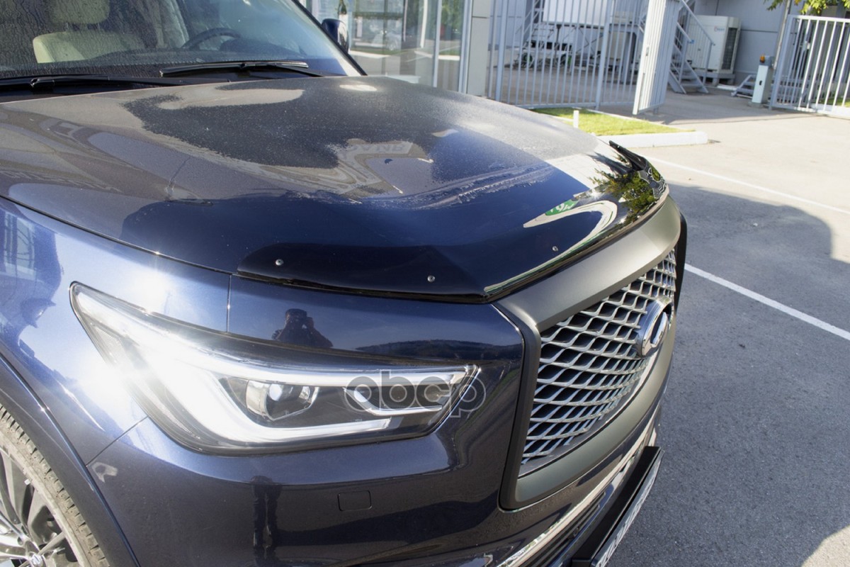 Дефлектор Капота Infiniti Qx80, 2017-, Темный. / Инфинити Кх80 SIM арт. NLD.SINQX801712