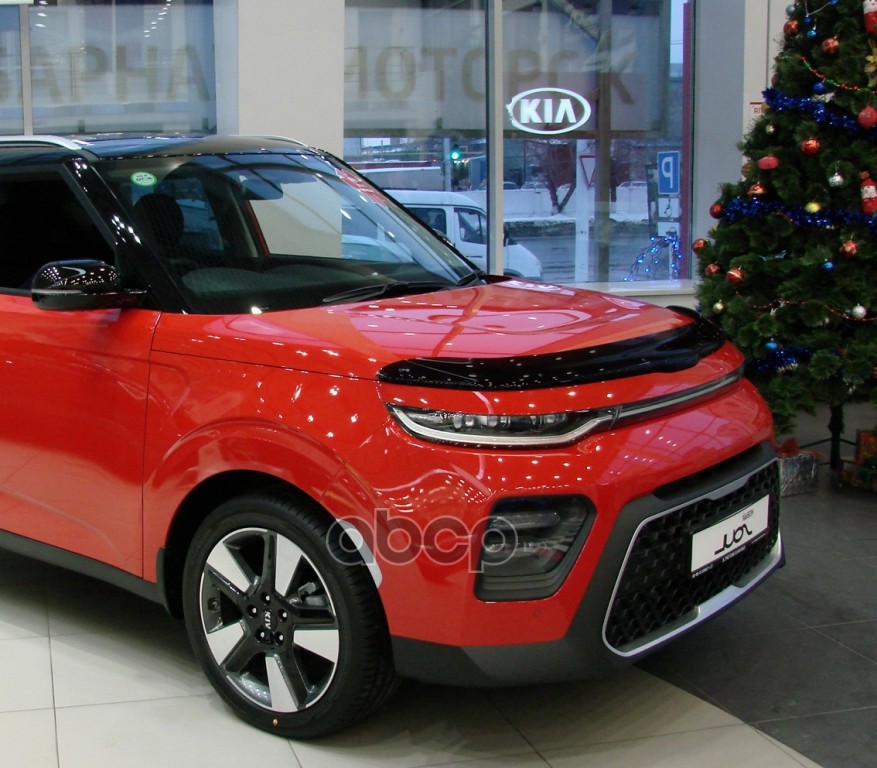 Дефлектор капота темный KIA Soul, 19- / Киа Сол SIM арт. NLD.SKISOU1912