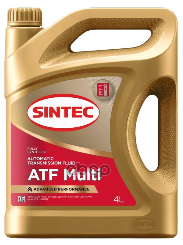 Масло трансмиссионное SINTEC ATF Multi   4л (синтетика) SINTEC арт. 324710