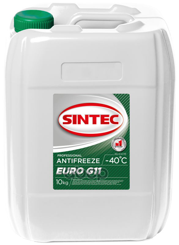 Антифриз Sintec Euro Зеленый 10 Кг SINTEC арт. 800516