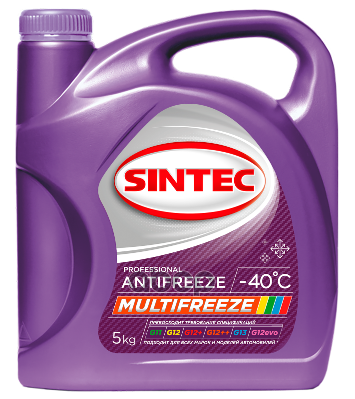 Антифриз G12 Multi Freeze 5L SINTEC арт. 800534