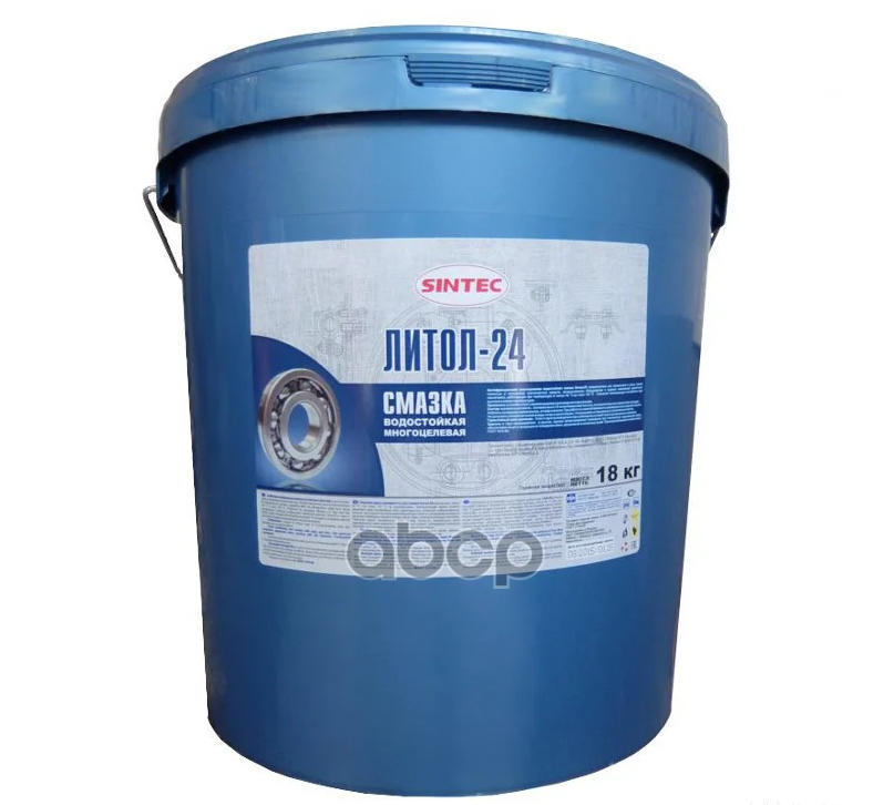 Смазка Sintec Литол-24 пласт.тара 18кг 90053 SINTEC арт. 90053