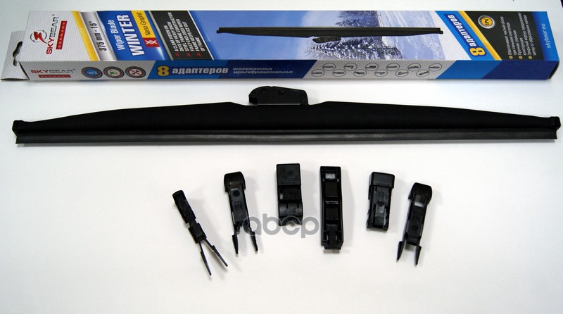 703150 Щетка С/О 15/375 Мм Зимняя Winter 7 Адаптеров Skybear Skybear 703150 SKYBEAR арт. 703150