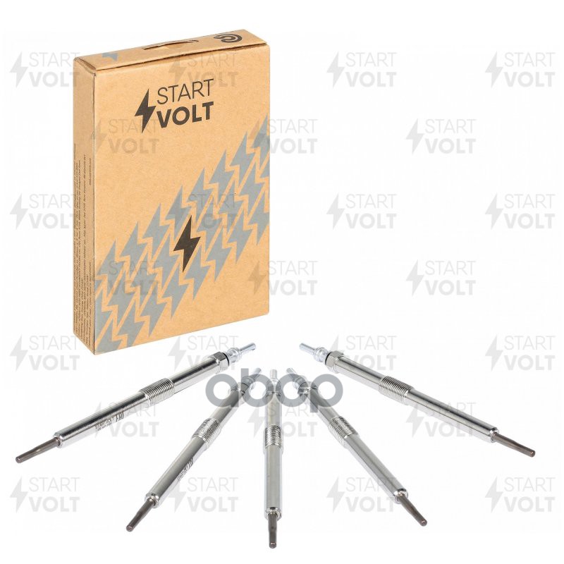 Комплект свечей накаливания (5шт) для автомобилей SsangYong Kyron (05-) 2.7TD STARTVOLT арт. GLSP507