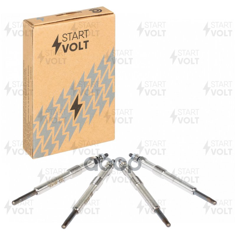 Комплект свечей накаливания (4шт) для автомобилей PSA Ducato (02-)/Boxer (02-)/Jumper (02-) 2.2HDi STARTVOLT арт. GLSP510