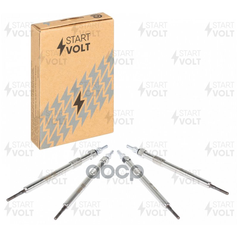 Комплект свечей накаливания (4шт) для автомобилей SsangYong Actyon (05-)/(10-) 2.0D STARTVOLT арт. GLSP511