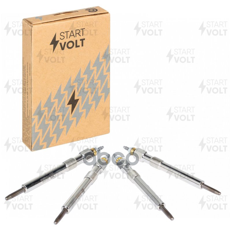 Комплект свечей накаливания (4шт) для автомобилей Great Wall Hover H2 (05-) 2.8D STARTVOLT арт. GLSP517