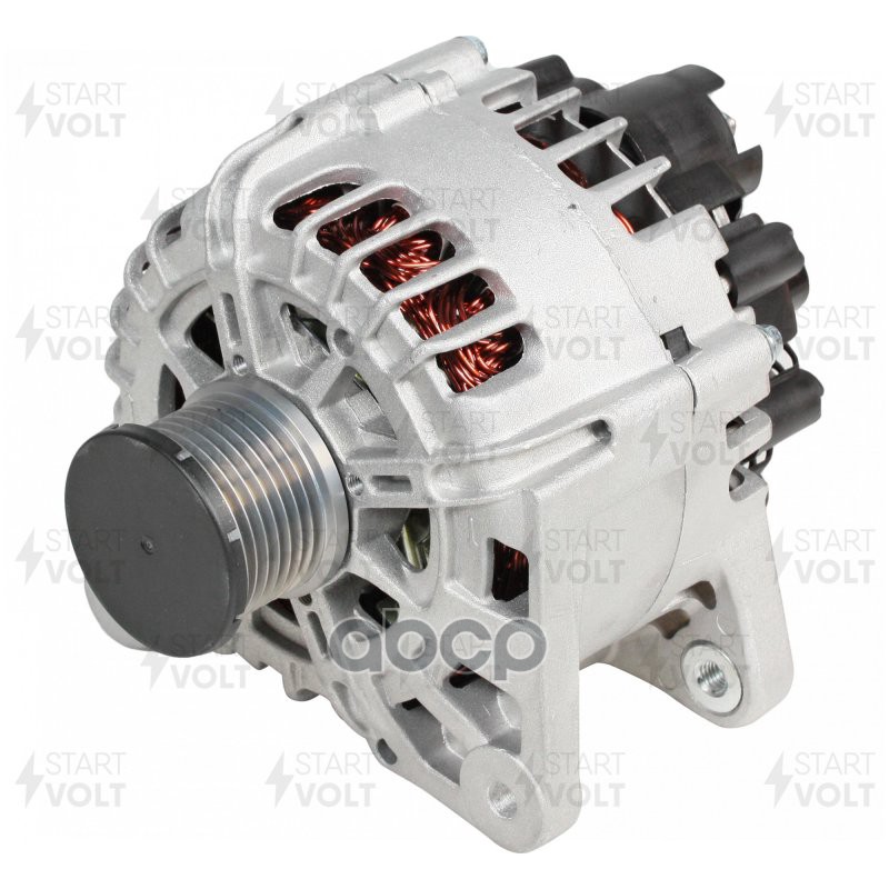 Генератор для а/м Renault Duster (15-)/Sandero II (16-)/Logan II (16-) 1.6i (с обг. муфтой) 120А (LG STARTVOLT арт. LG0930