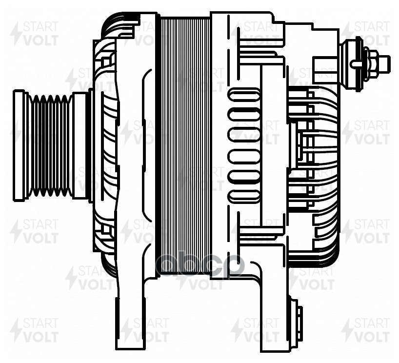 Генератор для а/м Nissan Juke F15 (10-) 1.6 DIG-T 110A (LG 1420) STARTVOLT арт. LG1420
