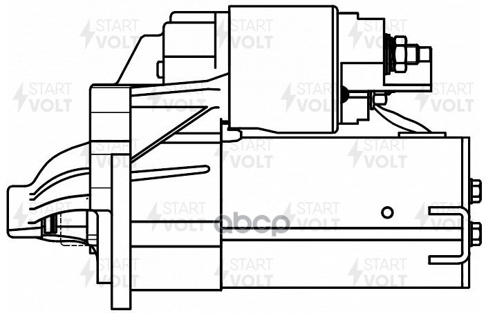 Стартер для а/м Renault Duster (10-) 1.5dCi (тип Valeo) 1,2кВт (LSt 0919) STARTVOLT арт. LST0919