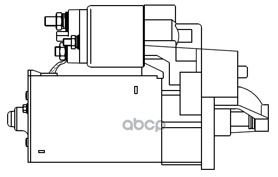 Стартер для а/м Volvo XC90 (02-)/XC70 II (07-)/S80 II (06-) 3.2i 1,4кВт (LSt 1045) STARTVOLT арт. LST1045