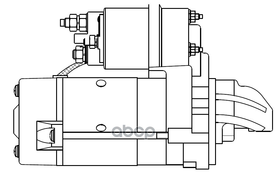 Стартер для а/м BMW X5 E53 (01-)/5 E60 (02-)/7 E65 (02-) 3.0D 2кВт (LSt 2633) STARTVOLT арт. LST2633
