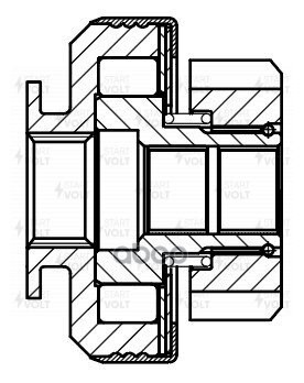 Привод стартера (бендикс) для а/м Chery Tiggo 7 Pro Max (23-)/Omoda C5 (21-) 1.6TGDI (VCS 2742) STARTVOLT арт. VCS2742
